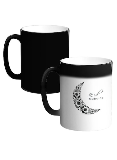 Eid Mubarak Printed Magic Coffee Mug Multicolour 11ounce