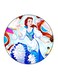 Disney Princess Printed Fridge Magnet Multicolour 5.5 x 5.5cm