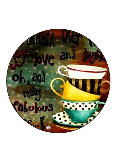 English Phrases Printed Fridge Magnet Multicolour