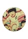 Anime Captain Majid Printed Fridge Magnet Multicolour