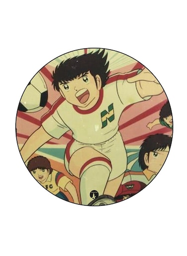 Anime Captain Majid Printed Fridge Magnet Multicolour