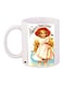 Baby's Own Soap Printed Coffee Mug White/Blue/Red 11ounce