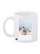 Birds Printed Coffee Mug White/Pink/Green