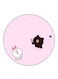 Bear And A Rabbit Printed Fridge Magnet Multicolour