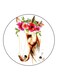 Horse Printed Fridge Magnet Multicolour