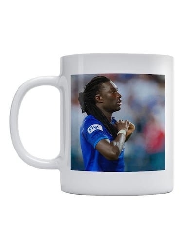 Gomis Printed Mug White/Blue/Black