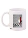 Eat Printed Coffee Mug White/Grey/Red 11ounce