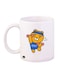 Bear Printed Mug White/Yellow/Blue