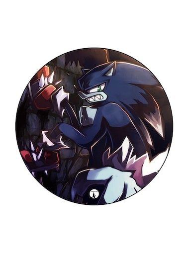 Video Game Sonic Printed Fridge Magnet Multicolour