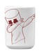 Marshmello Fortnite Dance Printed Mug Red/White