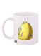 Digimon Printed Mug White/Yellow/Purple 12ounce