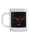 Bull Printed Tea And Coffee Mug White/Black/Brown