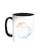 Cup Of Coffee In A Foam Printed Mug Black/White 11ounce