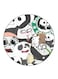 We Bare Bears Printed Fridge Magnet Round Multicolour
