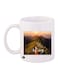 English Phrases Printed Mug White/Green/Yellow