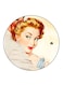 Vintage Art Printed Fridge Magnet Multicolour