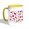 Hello Kitty Printed Coffee Mug, Yellow 11 Ounce