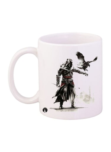 Assassin's Creed Printed Mug White/Black/Red Standard Size