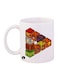 Video Game Crash Printed Mug White/Green/Orange 12ounce