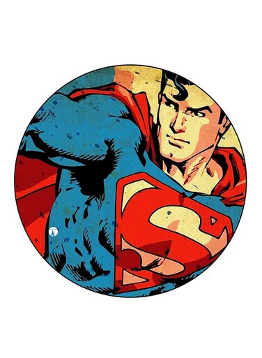 Superman Printed Fridge Magnet Multicolour