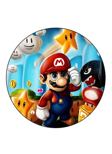 The Video Game Super Mario Printed Fridge Magnet Multicolour