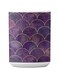 Premium Printed Ceramic Coffee Mug White/Purple 350ml