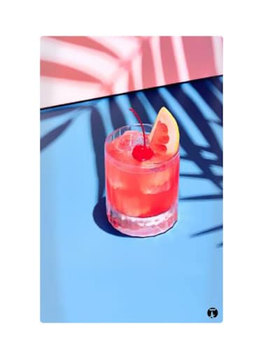 Printed Fridge Magnet Multicolour 8.5x0.4x5.5cm