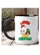 1pc Labubu Merry Christmas Ceramic Mug, 11oz Double-Sided Cartoon Design Coffee Cup, Novelty Drinkware for All Seasons, Ideal Christmas and New Year Gift