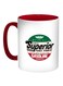 Superior Printed Coffee Mug Red/White/Green