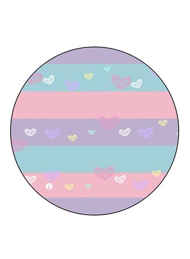 Hearts Printed Fridge Magnet Multicolour