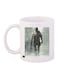 Soldier Printed Coffee Mug White/Grey