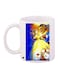 Cartoon Printed Coffee Mug White/Blue/Yellow 11ounce
