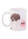 Animae Printed Coffee Mug White/Pink/Black
