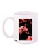 Flower Printed Coffee Mug White/Red/Black