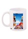 Cartoon Printed Coffee Mug White/Blue/Beige 11ounce