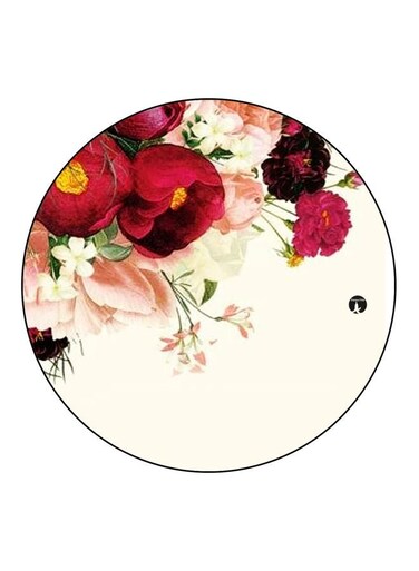 Flowers Printed Fridge Magnet Red/White/Green 5.5cm