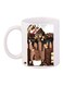 Chocolate Cake Printed Coffee Mug White/Brown/Black 11ounce