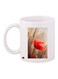 Petals Printed Coffee Mug White/Brown/Red 11ounce