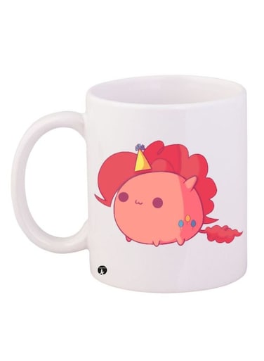 Pokemon Printed Coffee Mug White/Pink/Yellow 11ounce