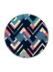 Abstract Printed Fridge Magnet Multicolour 5.5cm