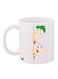 Phineas And Ferb Printed Coffee Mug White/Beige/Green 11ounce