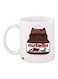 Nutella Cartoon Printed Coffee Mug White/Brown/Red