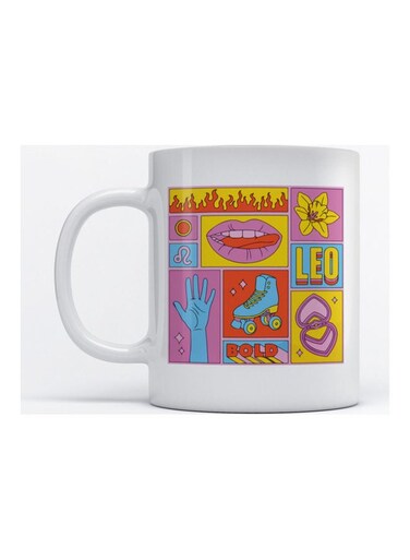 Mug Leo for Coffee and Tea White 350ml