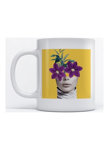 Mug Woman for Coffee and Tea White
