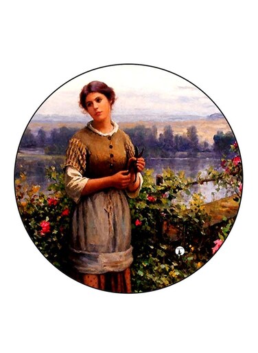 Vintage Art Printed Fridge Magnet Multicolour