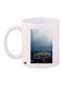 Fairy Wheel Printed Coffee Mug White/Blue/Black 11ounce
