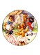 Vintage Art Printed Fridge Magnet Multicolour