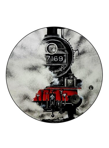 Train Printed Fridge Magnet Multicolour