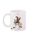 The Video Game Kingdom Hearts Printed Mug White/Black/Beige 12ounce