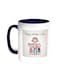 Happy Mother's Day Printed Coffee Mug Blue/White 11ounce